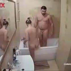 Bathroom sex with HOT blonde mia reallifecam voyeur